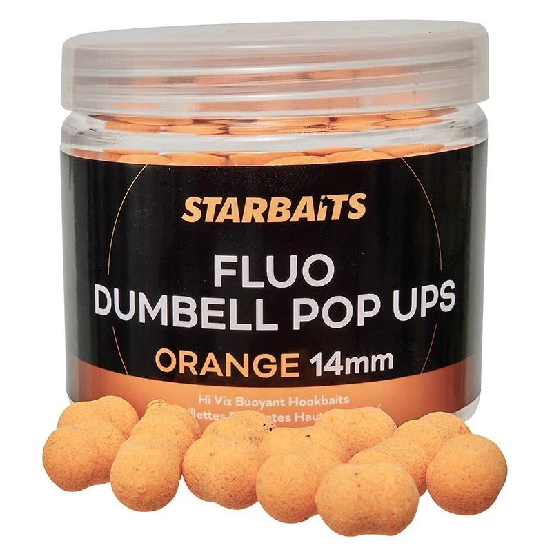 DUMBELL STARBAITS FLUO DUMBELL POP UPS 1 DUMBELL STARBAITS FLUO DUMBELL POP UPS