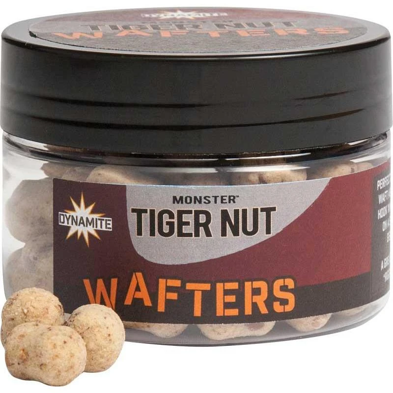 HOOK BAITS DYNAMITE BAITS WAFTERS - MONSTER TIGER NUT DUMBELLS 1 HOOK BAITS DYNAMITE BAITS WAFTERS - MONSTER TIGER NUT DUMBELLS