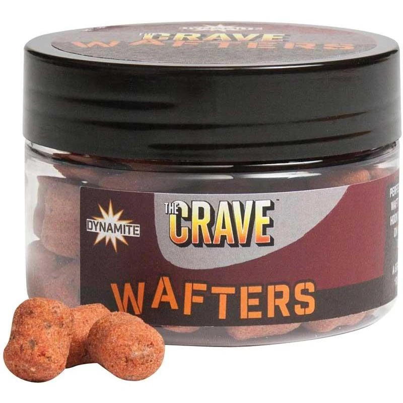 HOOK BAITS DYNAMITE BAITS WAFTERS - THE CRAVE DUMBELLS 1 HOOK BAITS DYNAMITE BAITS WAFTERS - THE CRAVE DUMBELLS