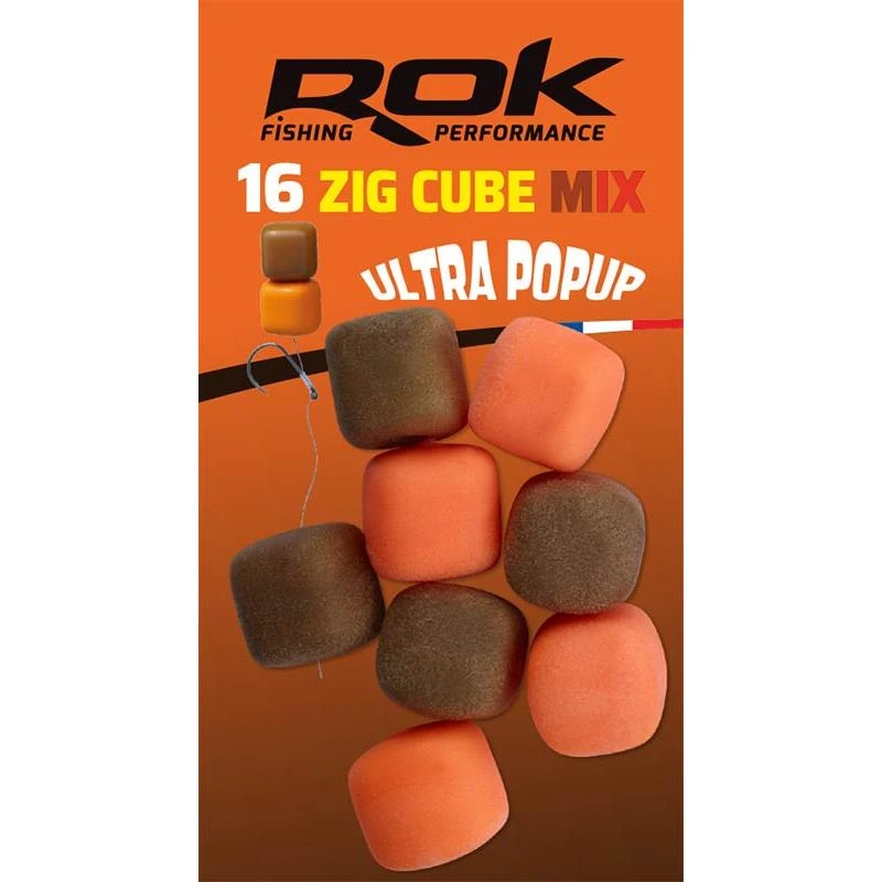 HOOKBAIT ROK FISHING ZIG CUBE MIX 1 HOOKBAIT ROK FISHING ZIG CUBE MIX