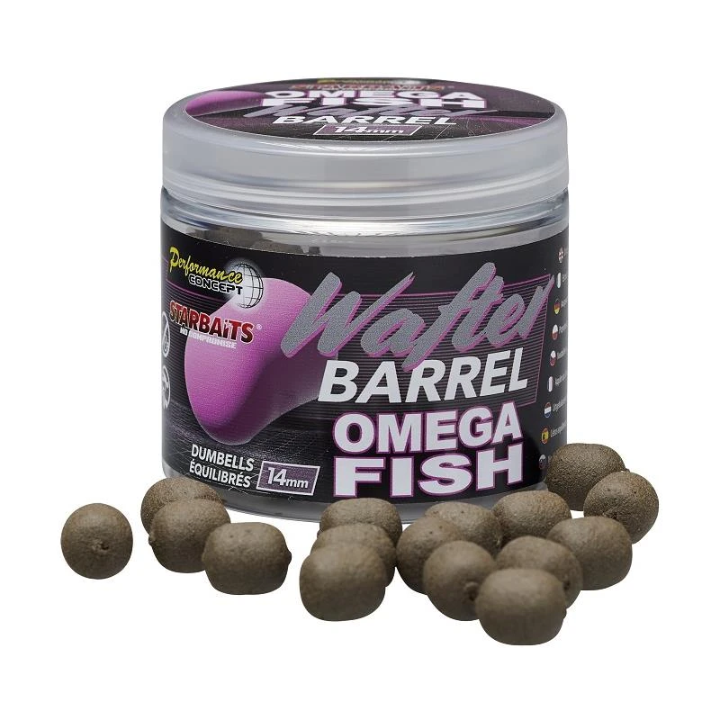 HOOKBAIT STARBAITS PERFORMANCE CONCEPT OMEGA FISH WAFTER BARREL 1 HOOKBAIT STARBAITS PERFORMANCE CONCEPT OMEGA FISH WAFTER BARREL