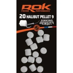 PELLET ARTIFICIEL ROK FISHING HALIBUT PELLET SINKING DENSITY AROMATISE